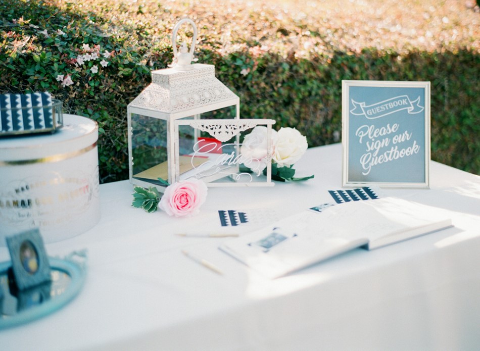 Wedding Card & Guest Book Table // Photography ~ Trynh Photo