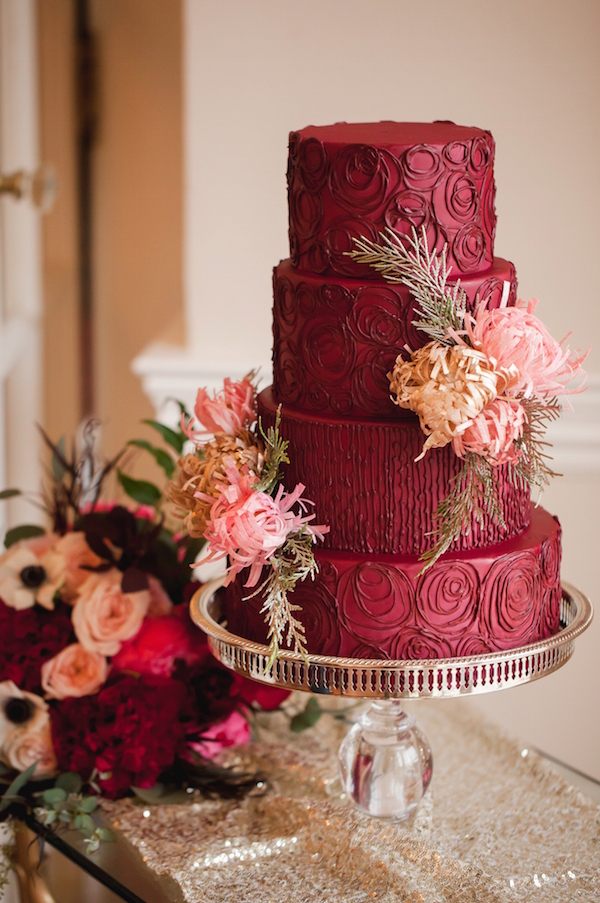 Garnet Wedding Cake
