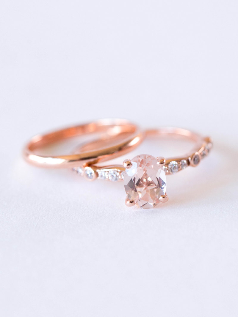 Morganite Engagement Ring Under $1000