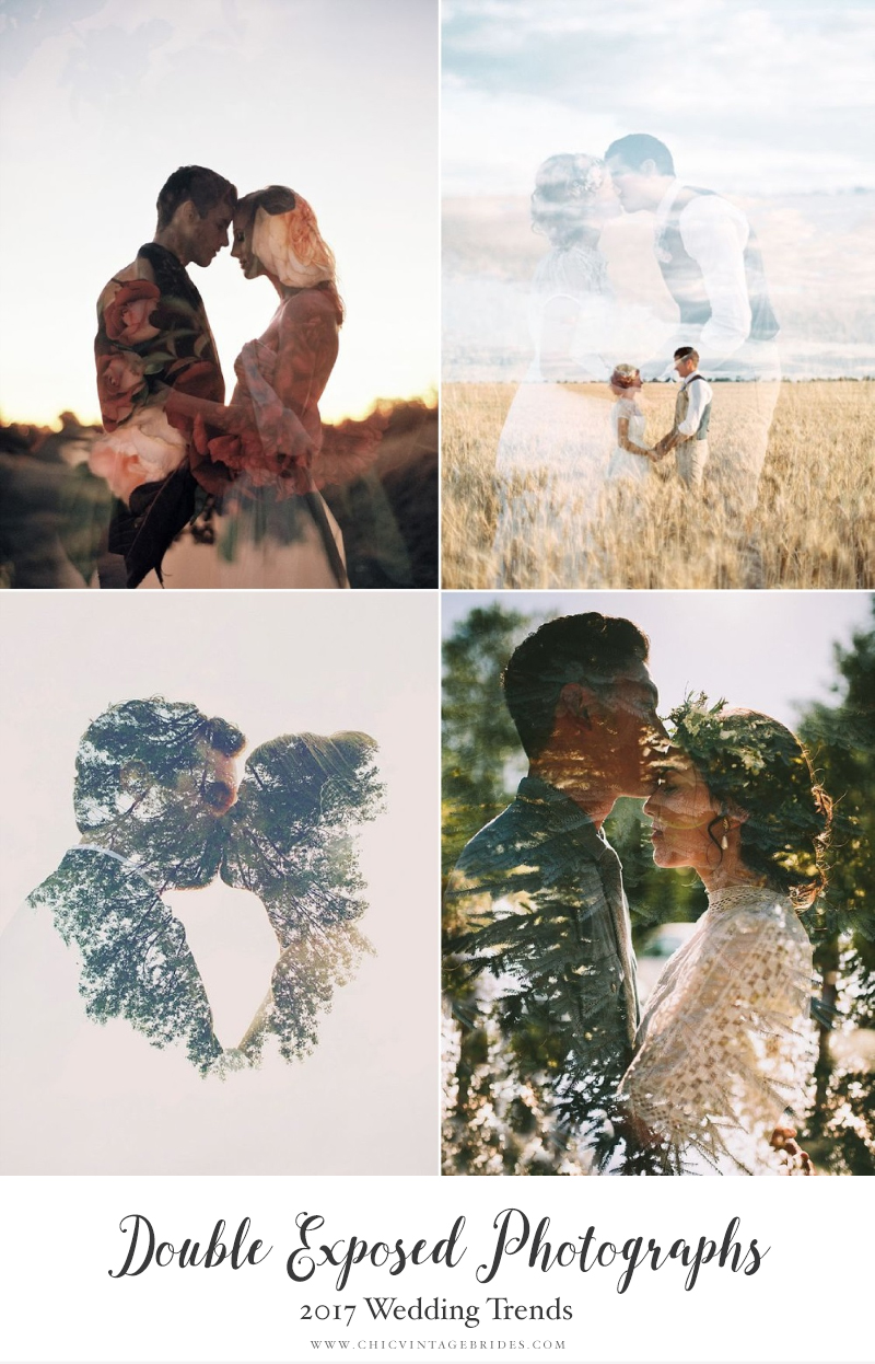 Top Wedding Trends 2017 - Double Exposed Photographs
