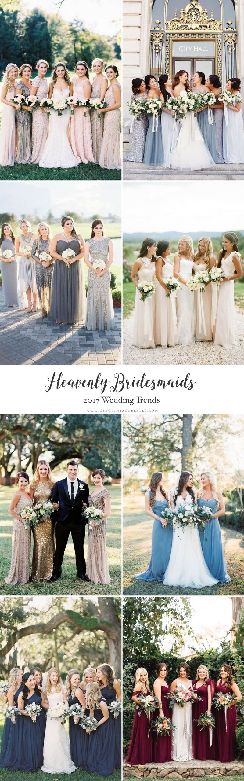 Top Wedding Trends 2017 - Heavenly Bridesmaids