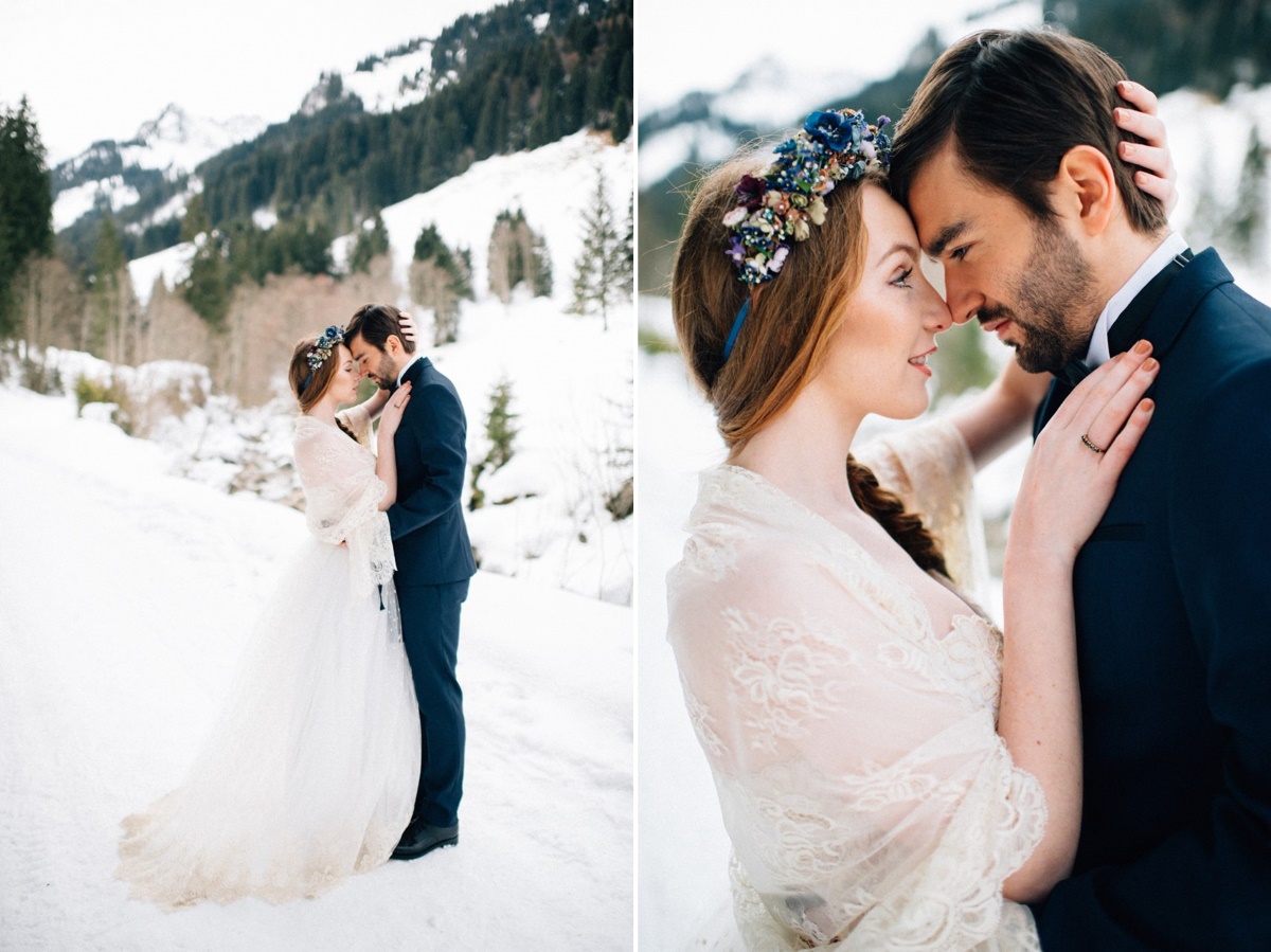 Romantic Snowy Winter Wedding Inspiration