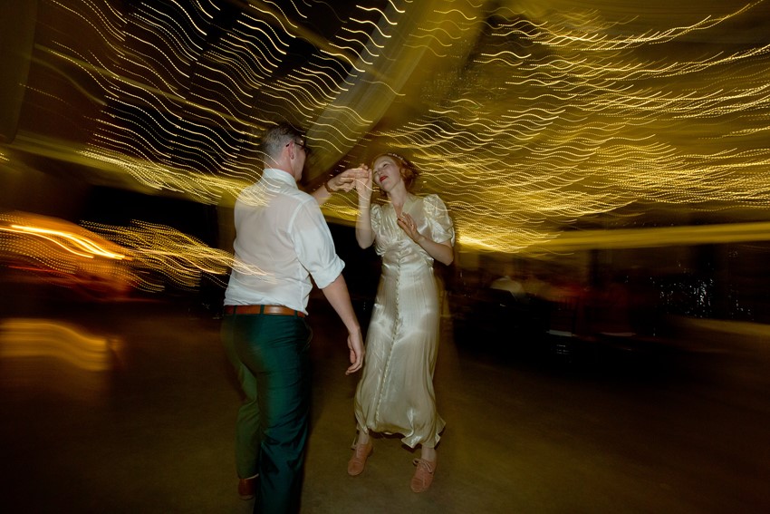 Vintage Wedding Reception Dance Floor
