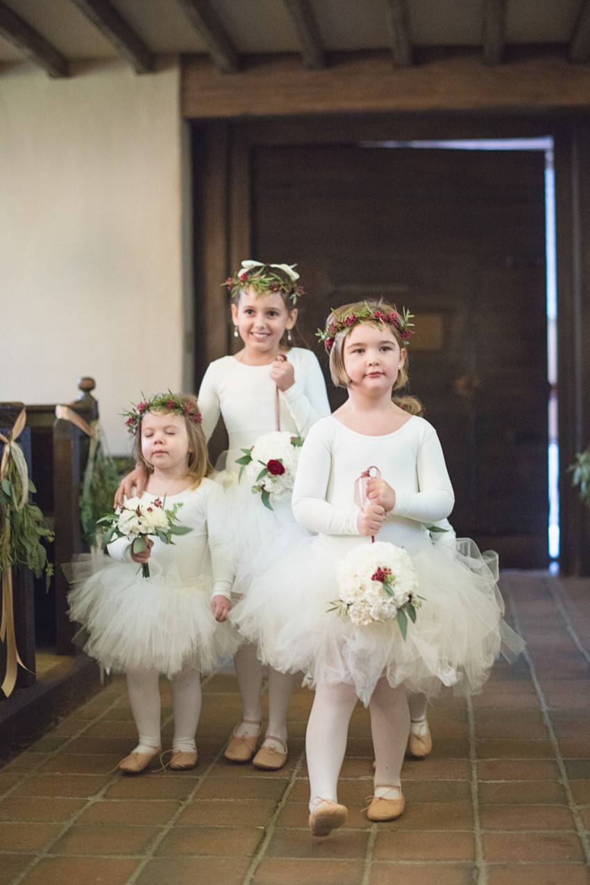 Sweet Flower Girls with Flower Crowns
