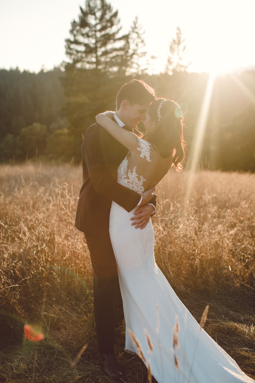 Beautiful Sunset Wedding Photos