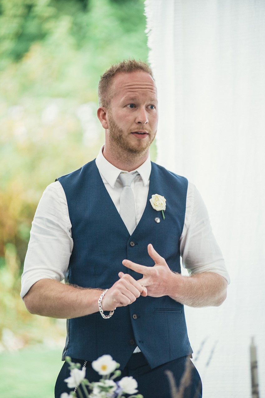 Marquee Wedding Reception Speeches