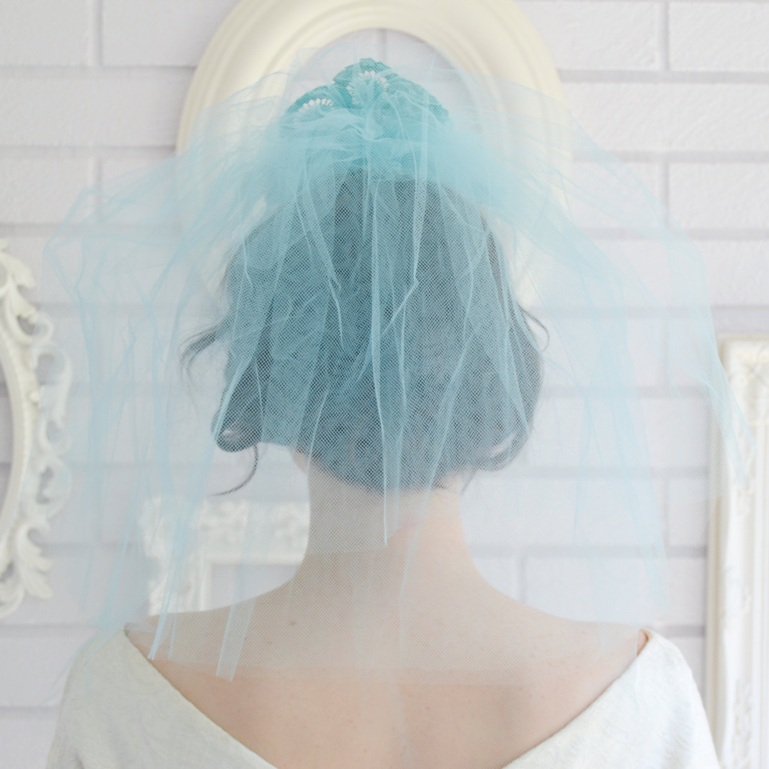 Aquamarine Bridal Veil