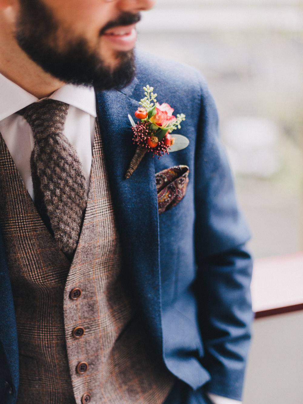 Berry Boutonniere