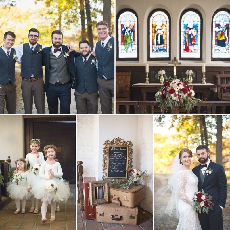 A Classically Romantic Fall Wedding in a Historic Church