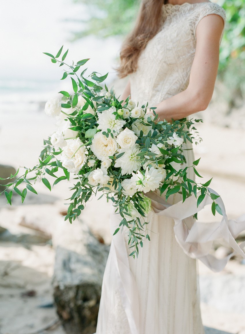 Organic Greenery Bridal Bouquet