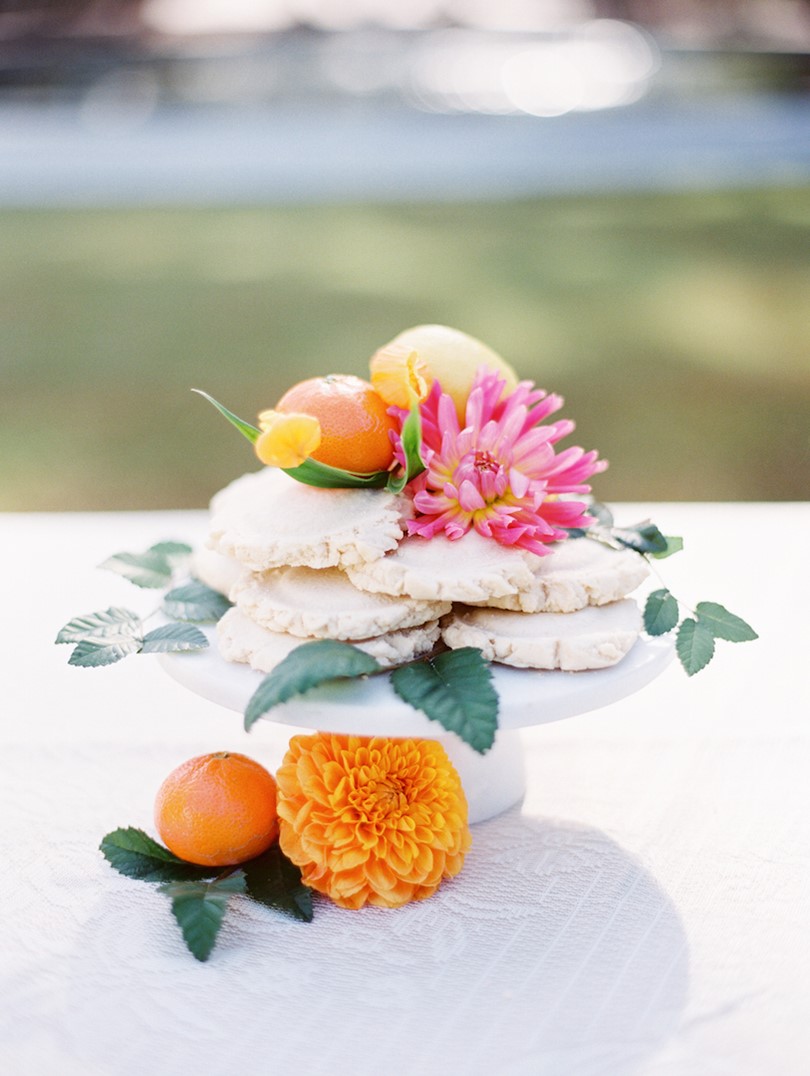 Citrus Wedding Desserts