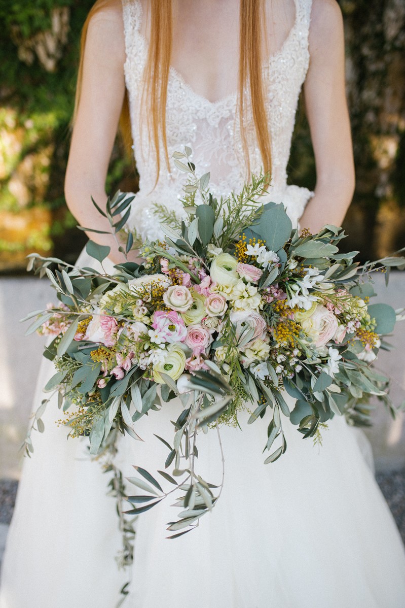 Lush Cascading Bridal Bouquet