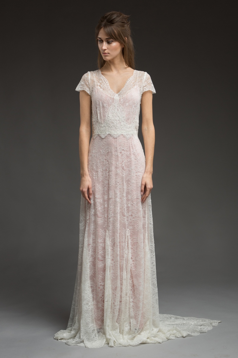'Mimosa' Wedding Dress from 'Morning Mist' Bridal Collection by Katya Katya Shehurina