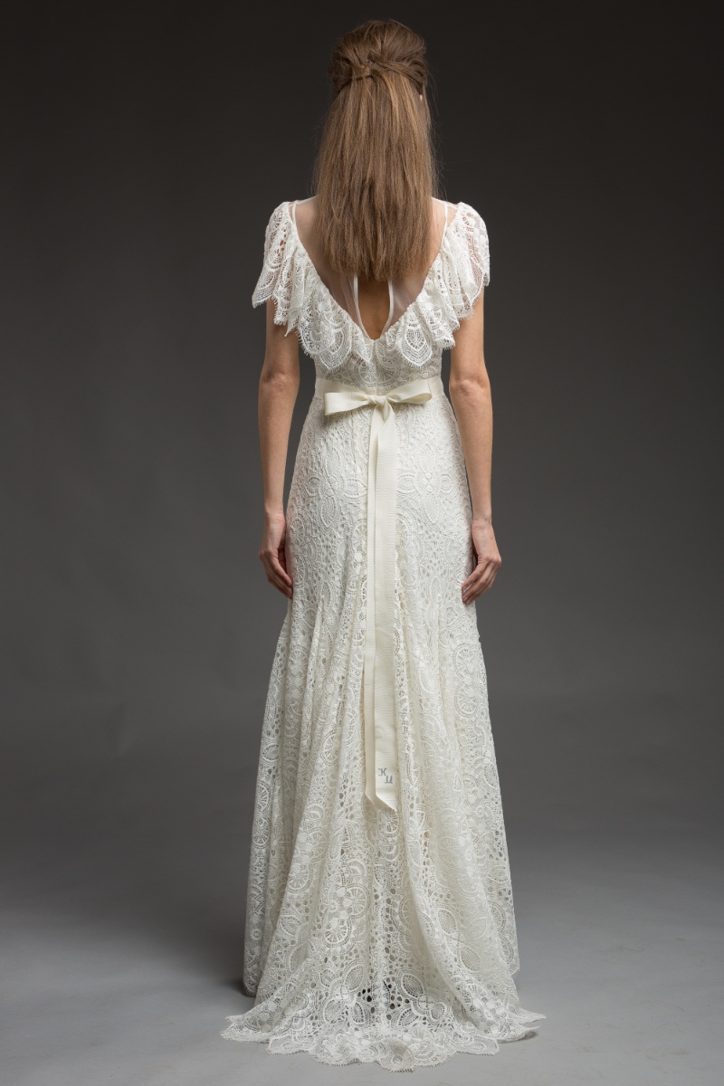 'Paisley' Wedding Dress from 'Morning Mist' Bridal Collection by Katya Katya Shehurina