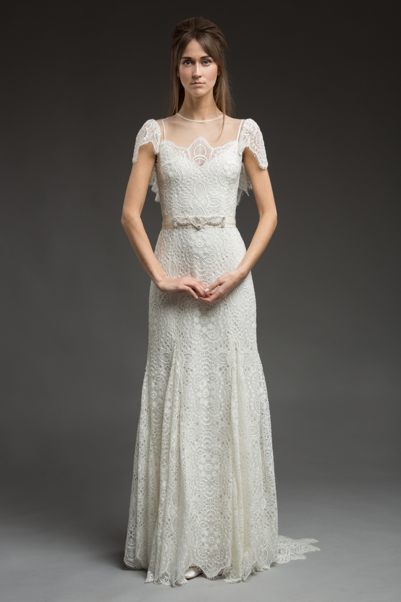 'Paisley' Wedding Dress from 'Morning Mist' Bridal Collection by Katya Katya Shehurina