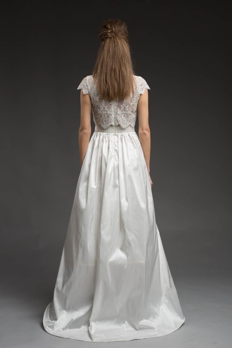 'Tamara' Lace Wedding Dress from 'Morning Mist' Bridal Collection by Katya Katya Shehurina