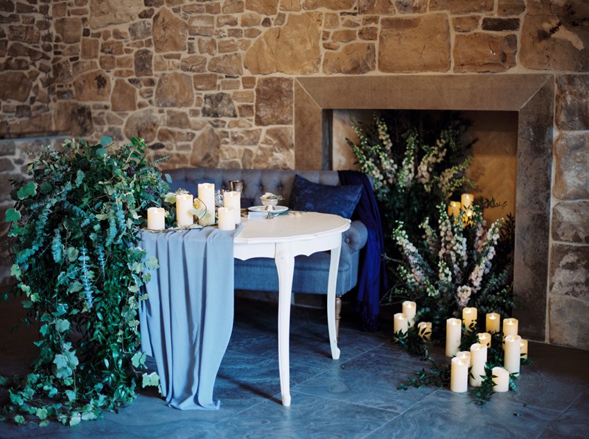 Romantic Candelit Wedding Tablescape