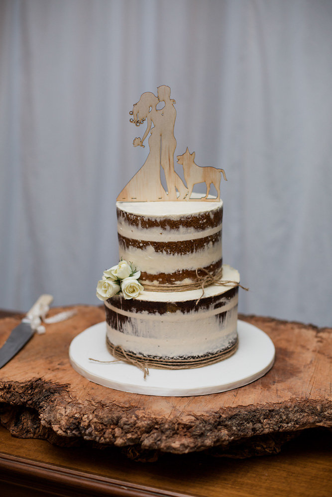 Rustic Vintage Wedding Cake