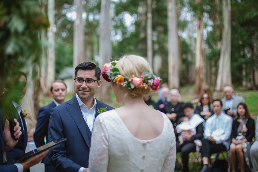 Australian Woodland Wedding Ceremony