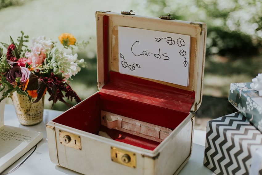 Vintage Wedding Cards Box