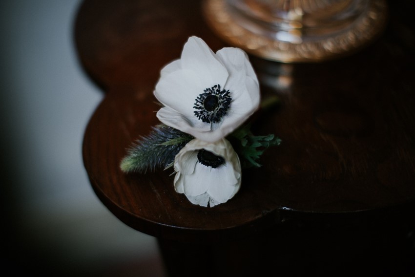 Anemone Boutonnieres
