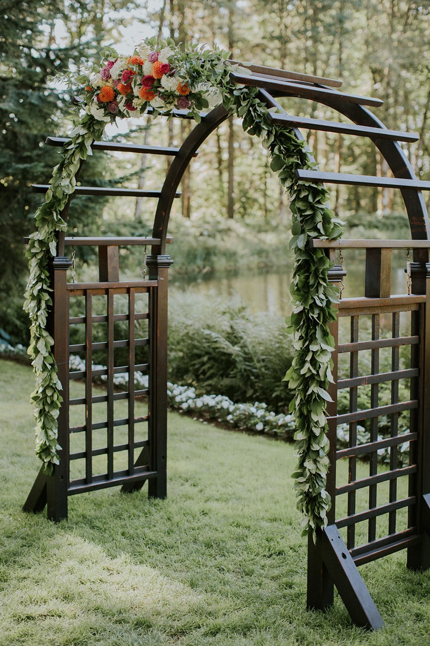 Woodland Wedding Aisle Arch