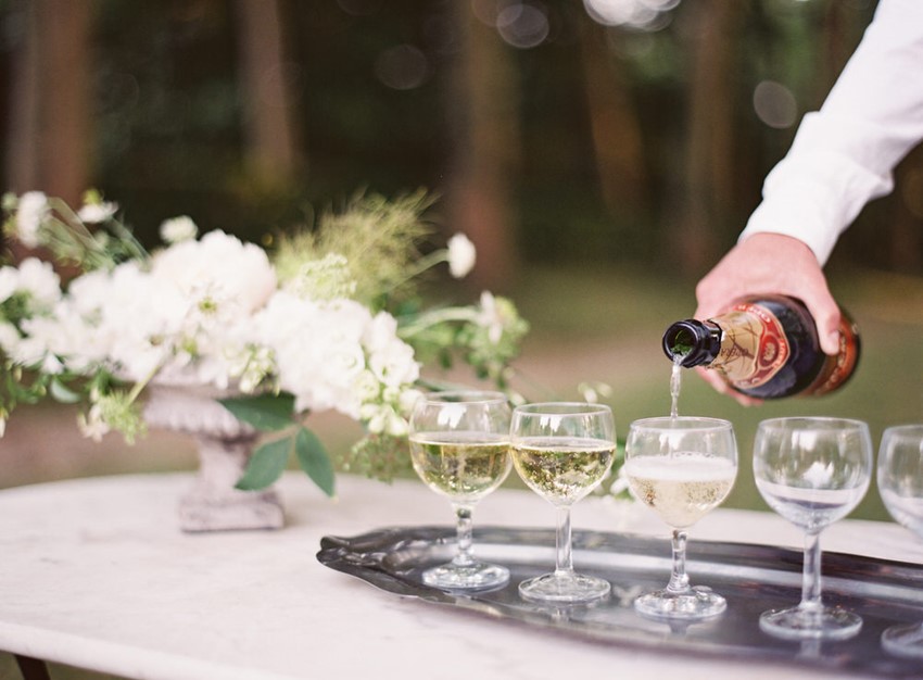 Champagne Wedding Reception