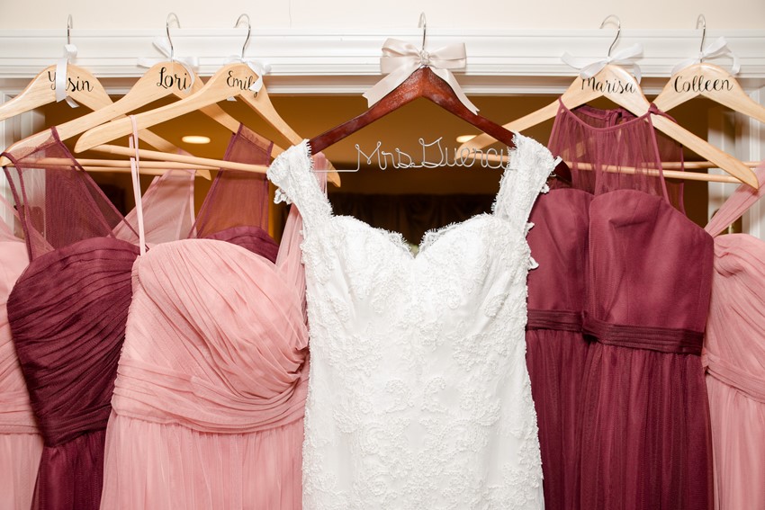 Personalised Wedding Dress Hangers