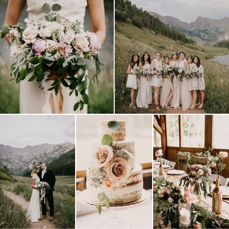 A Boho Vintage Wedding in the Colorado Mountains