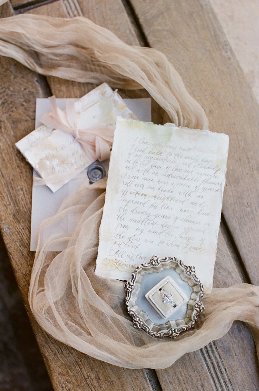 Vintage Engagement Ring & Wedding Stationery