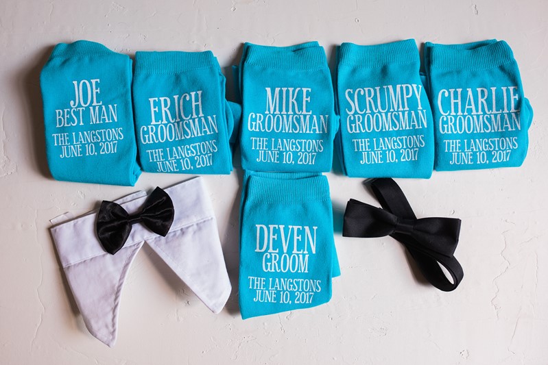 Groom & Groomsmen's Personalised Wedding Socks