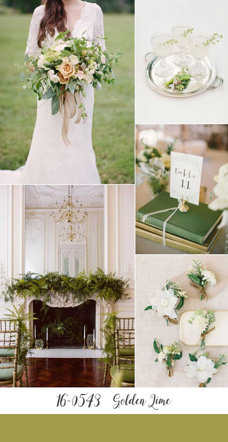 Golden Lime - Pantone's Top 10 Wedding Colours for Fall 2017