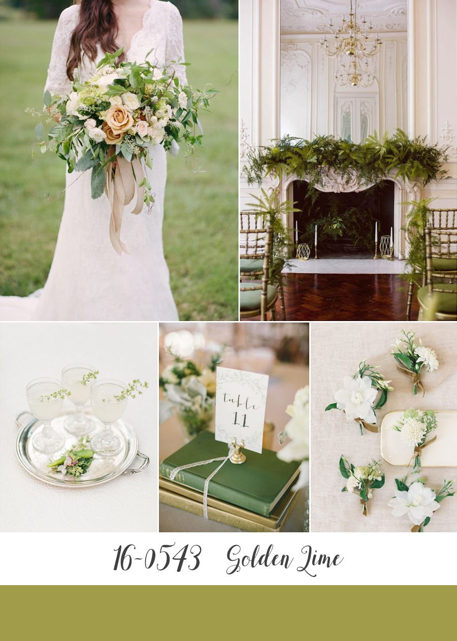Golden Lime - Pantone's Top 10 Wedding Colours for Fall 2017