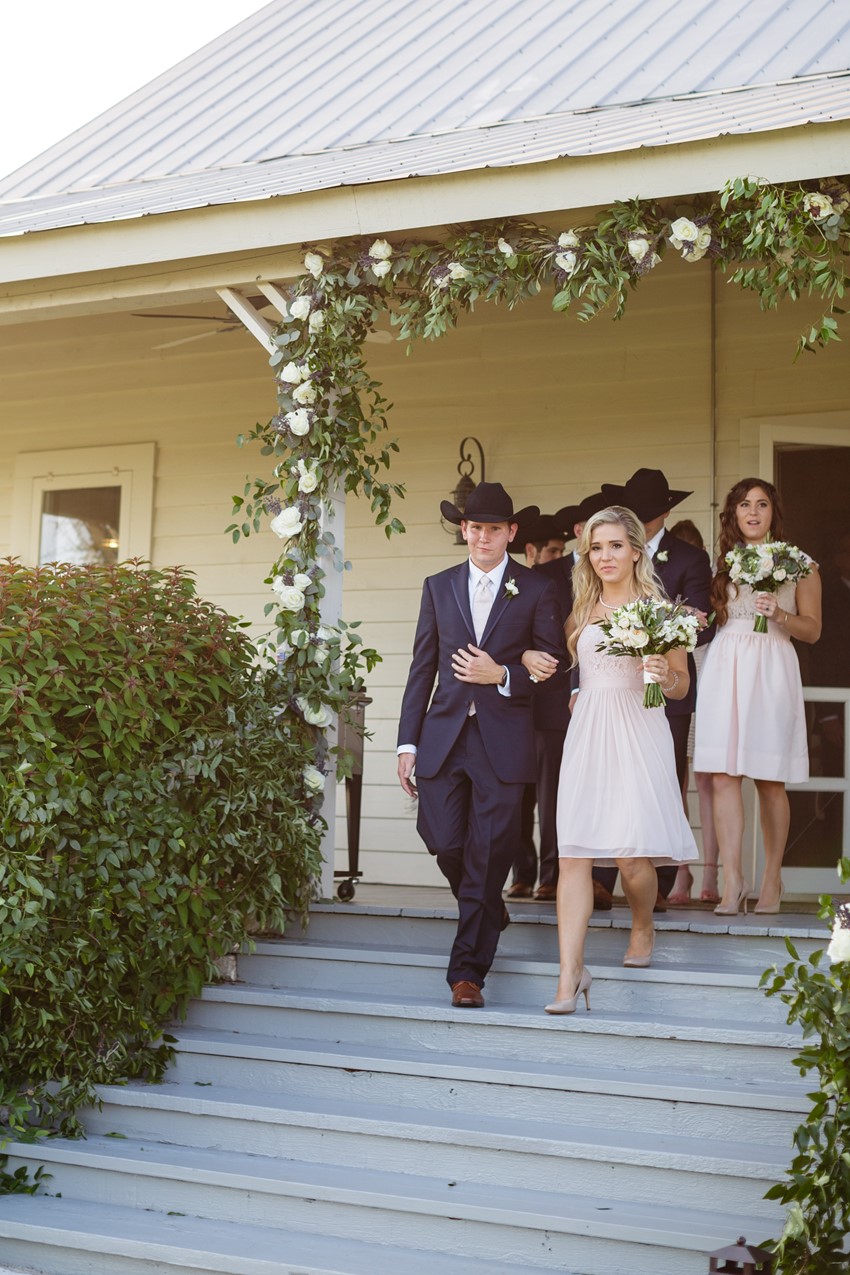 Texas Wedding bridesmaids & groomsmen