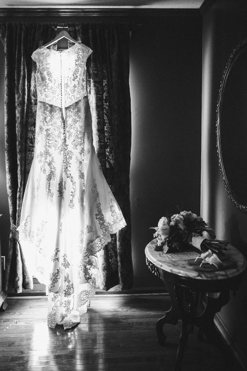 Vintage Inspired Lace Wedding Dress