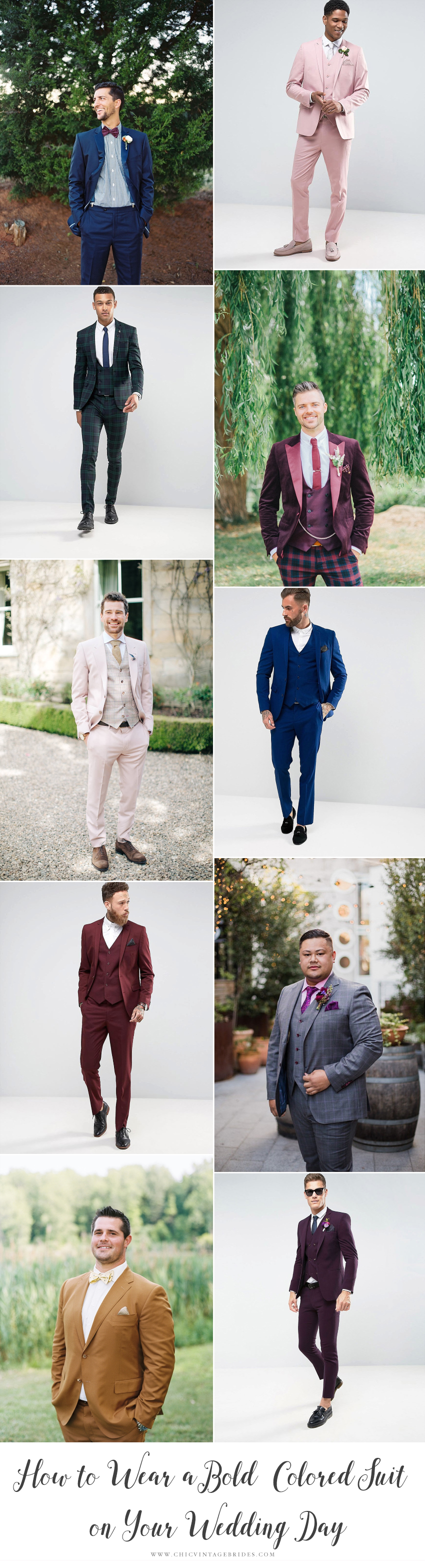 How to Wear a Bold Coloured Suit