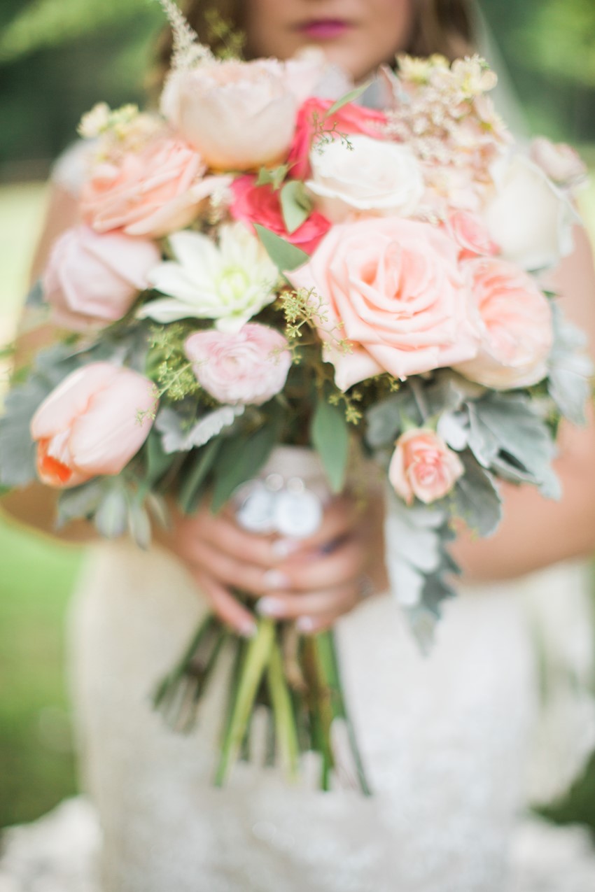 Romantic Pink & Blush Bridal Bouquet