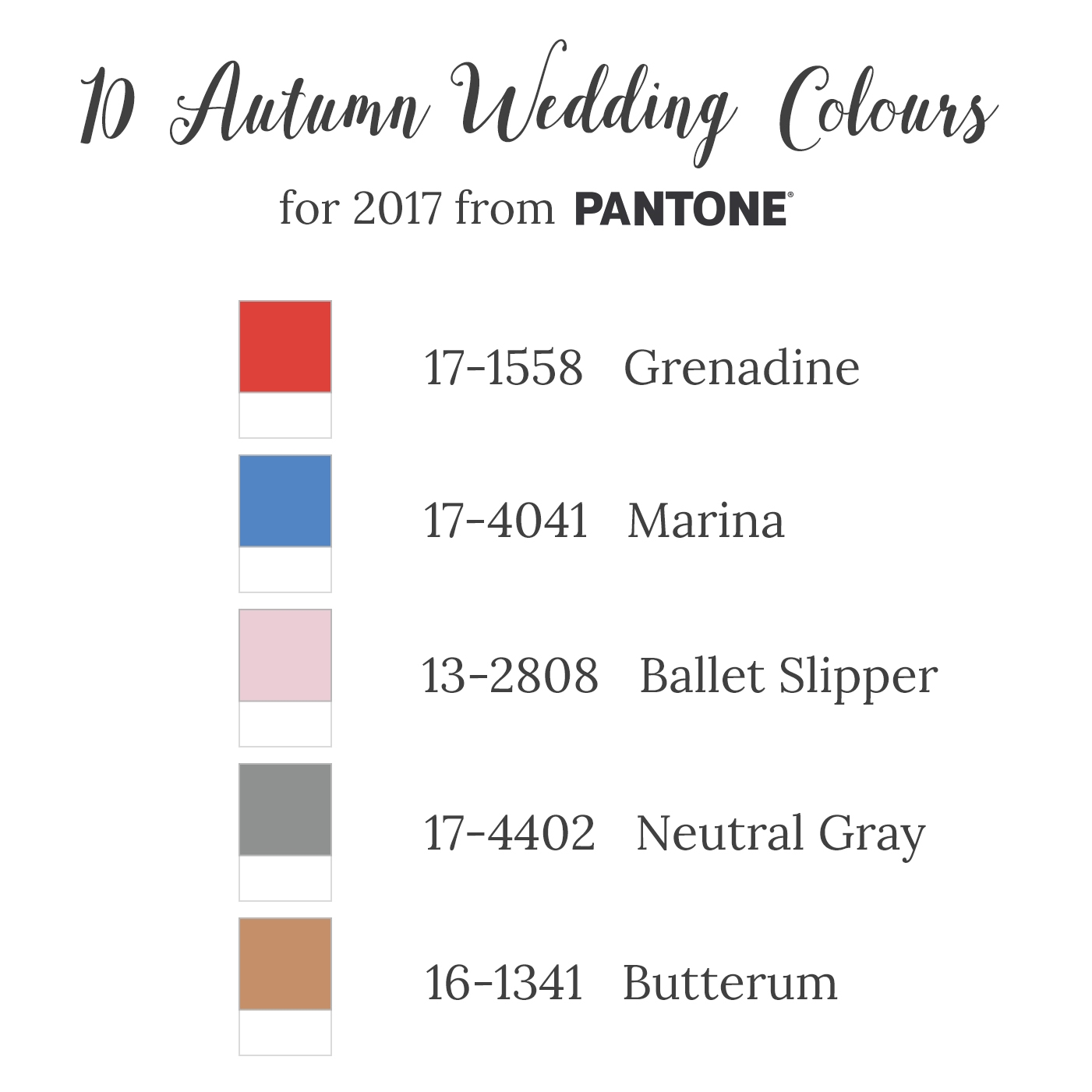 Pantones Top 10 Colors Fall 2017 Part II