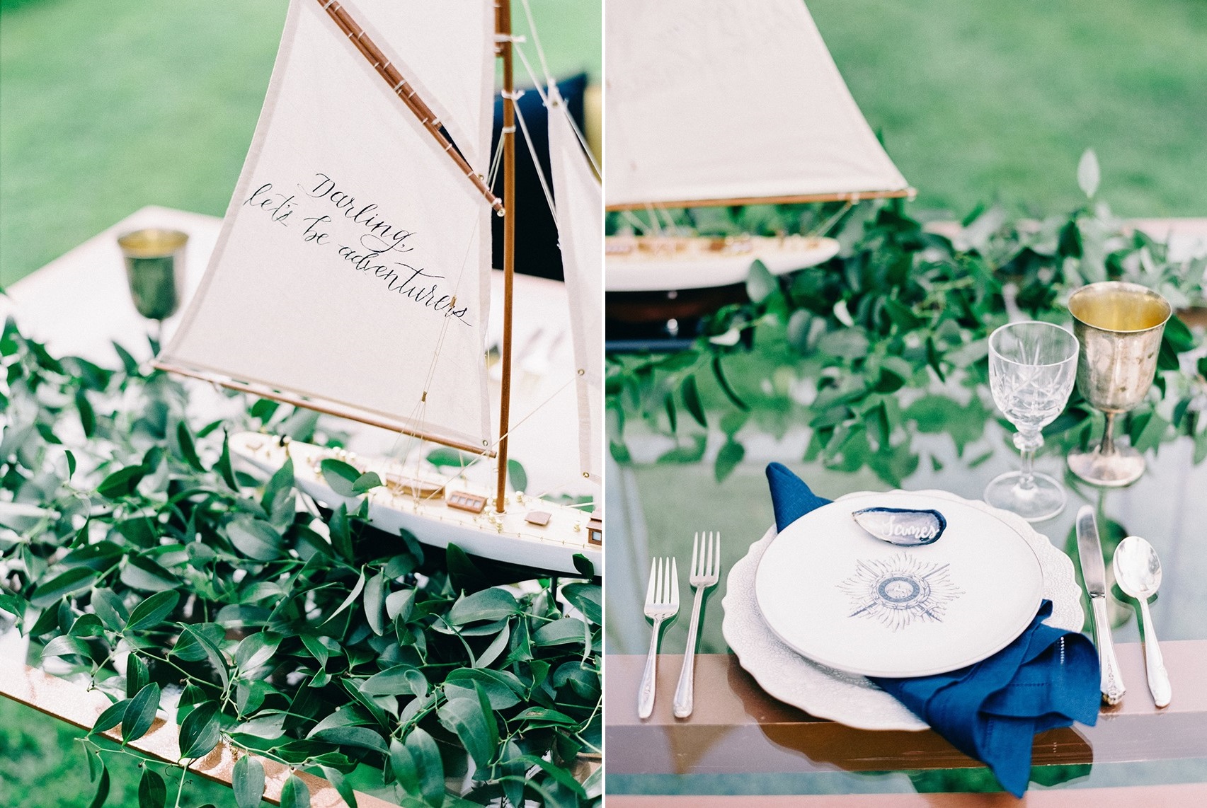 Nautical Wedding Table