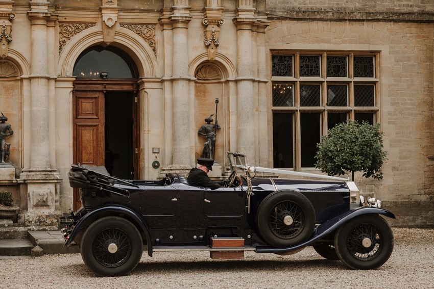 Vintage Rolls Royce Wedding Car