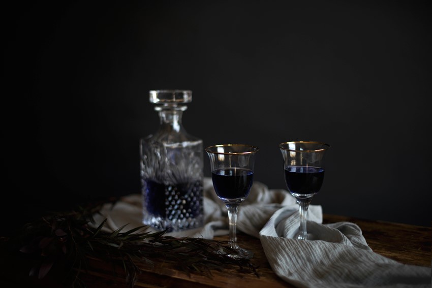 Blue Wedding Cocktails