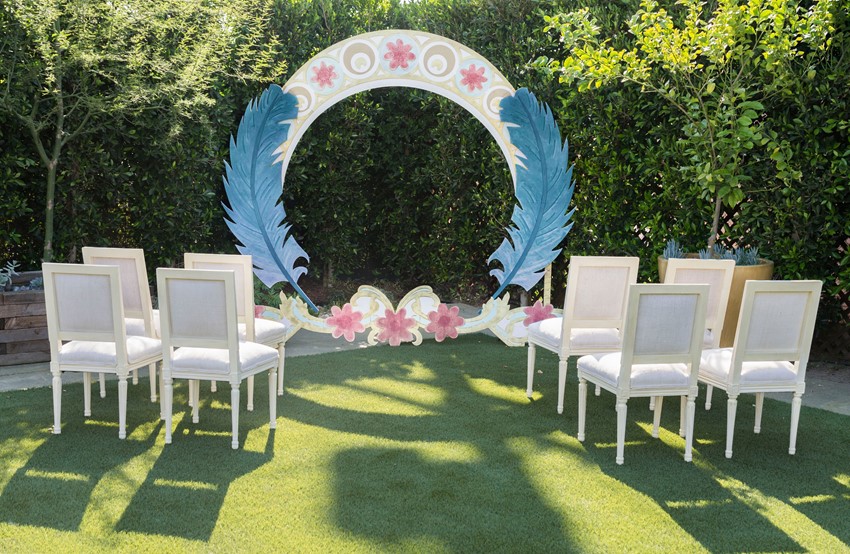 Unique Wedding Ceremony Backdrop