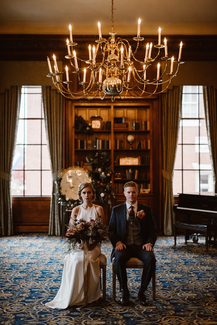 Elegant Winter Wedding Inspiration at Hampshire House
