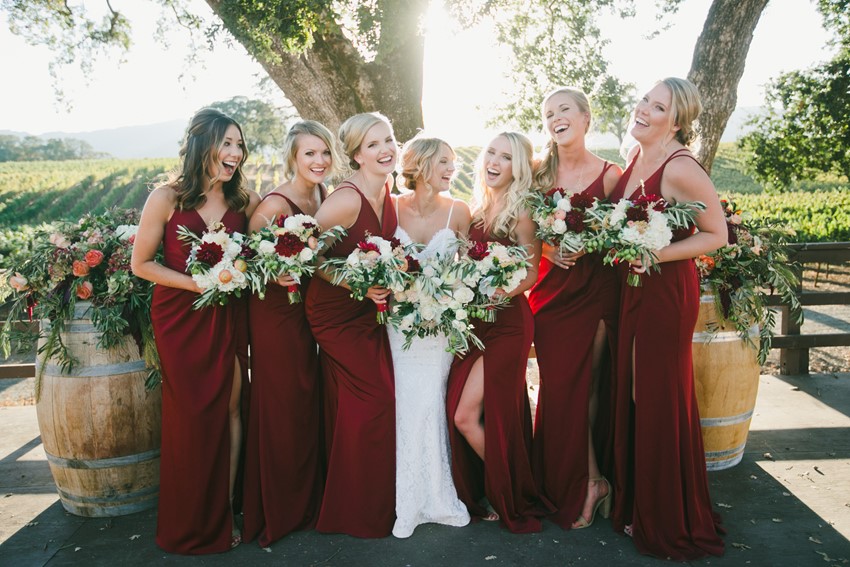 Red Bridesmaid Dresses