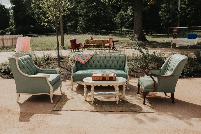 Vintage Garden Wedding Lounge