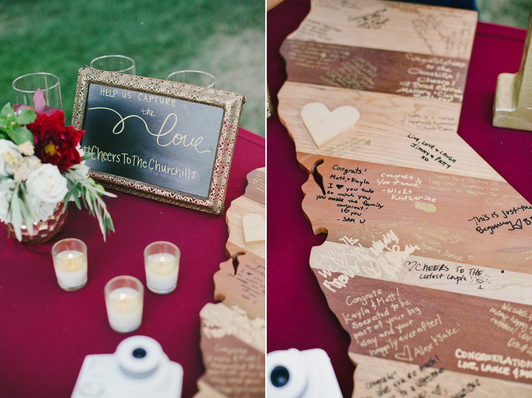 Wooden State Wedding Guestbook