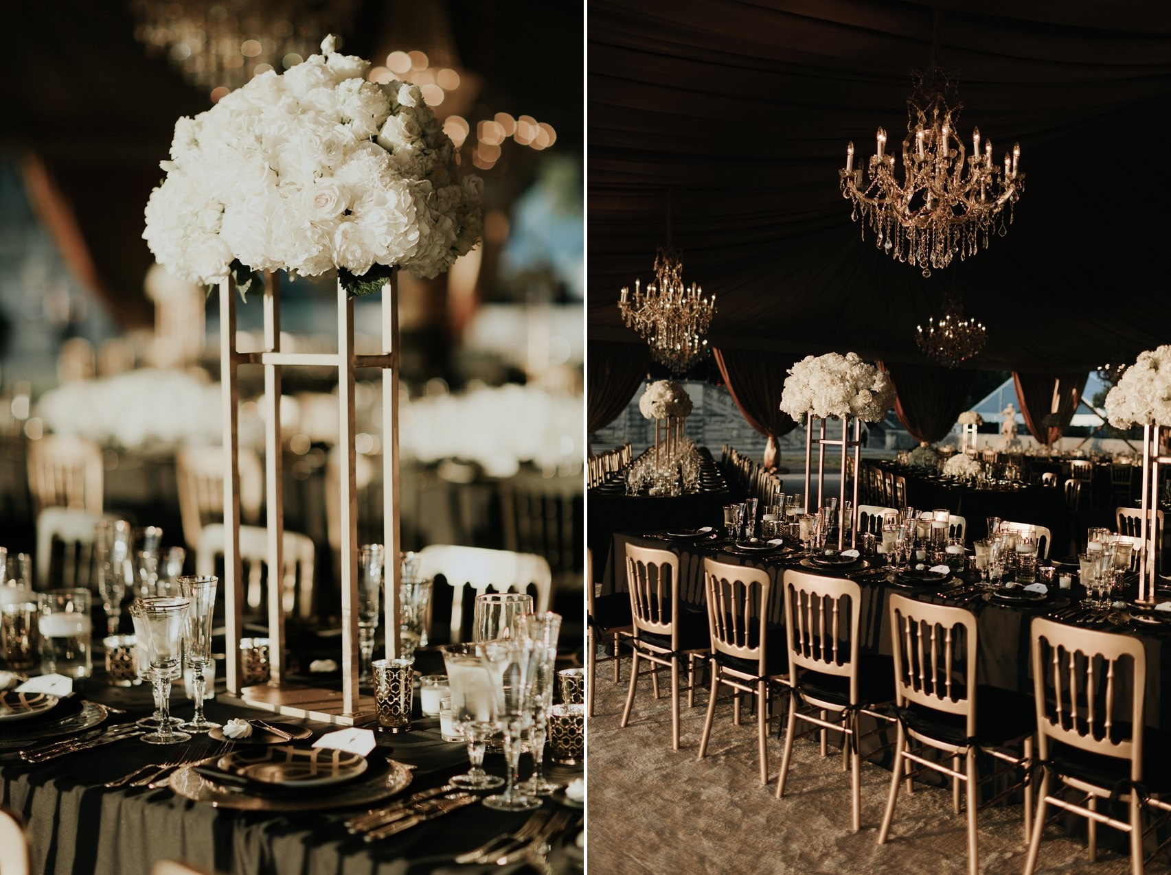 Gatsby Inspired Wedding Table