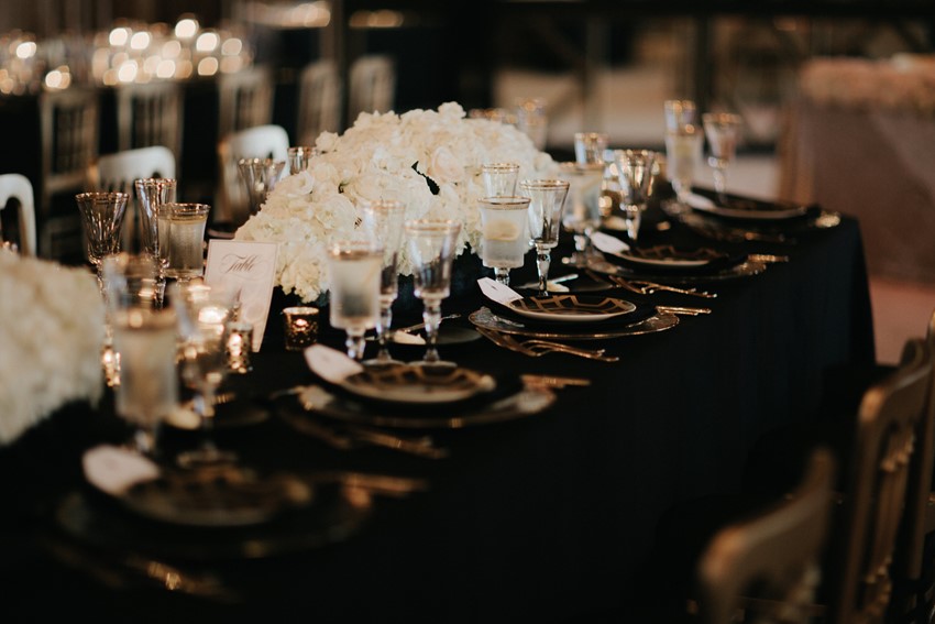 Gatbsy Inspired Wedding Table
