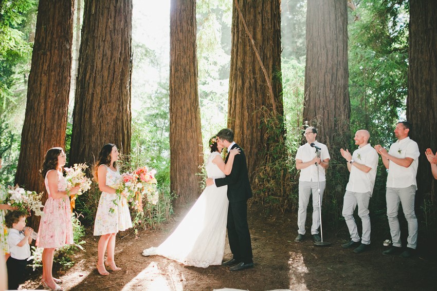 Redwoods Woodland Wedding Ceremony