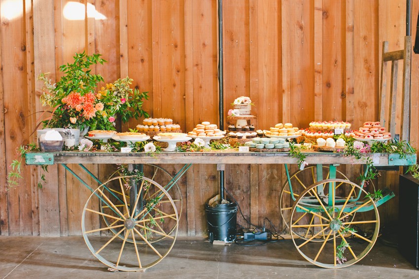 Rustic Wedding Dessert Table